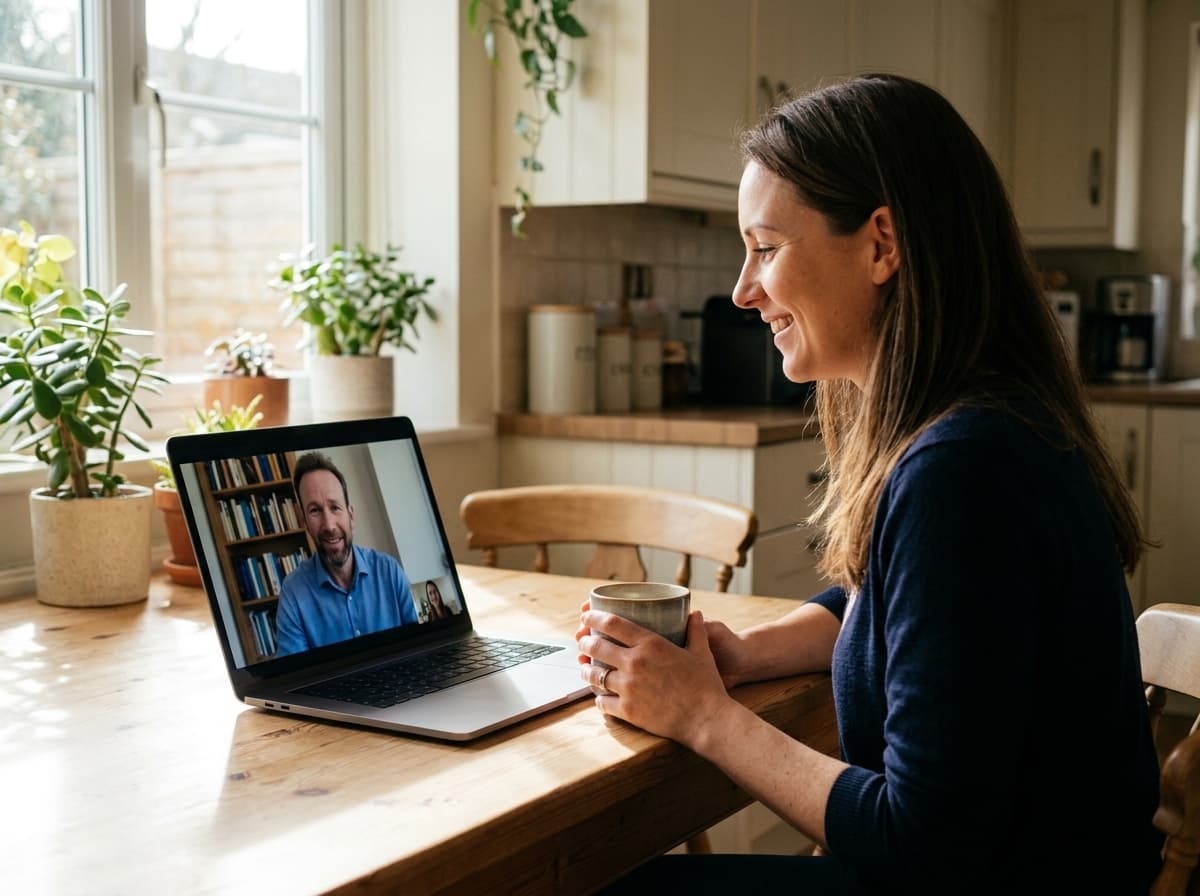 A calm, confidential 1-on-1 remote video consultation with Matthew Manderson CTA